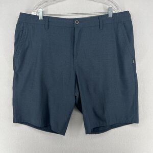 ONEILL Shorts Mens 40 Loaded Heather 10" Hybrid Boardshorts Chino Midnight Blue